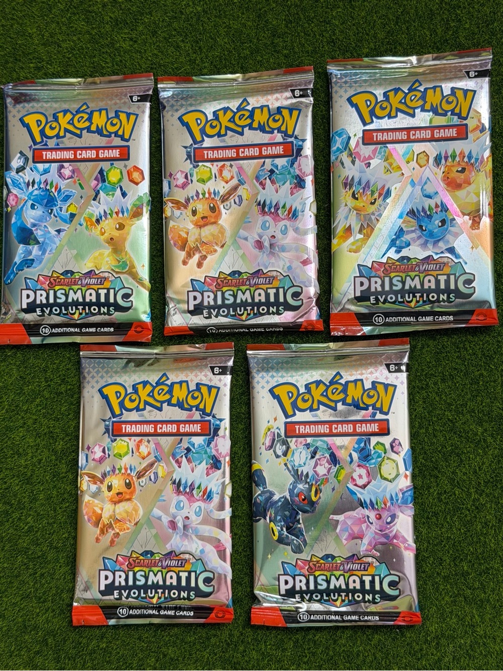 Pokemon Scarlet And Violet Prismatic Evolutions TCG Proxy Booster Pack x5